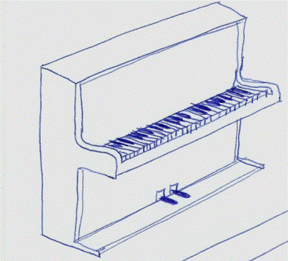 een piano